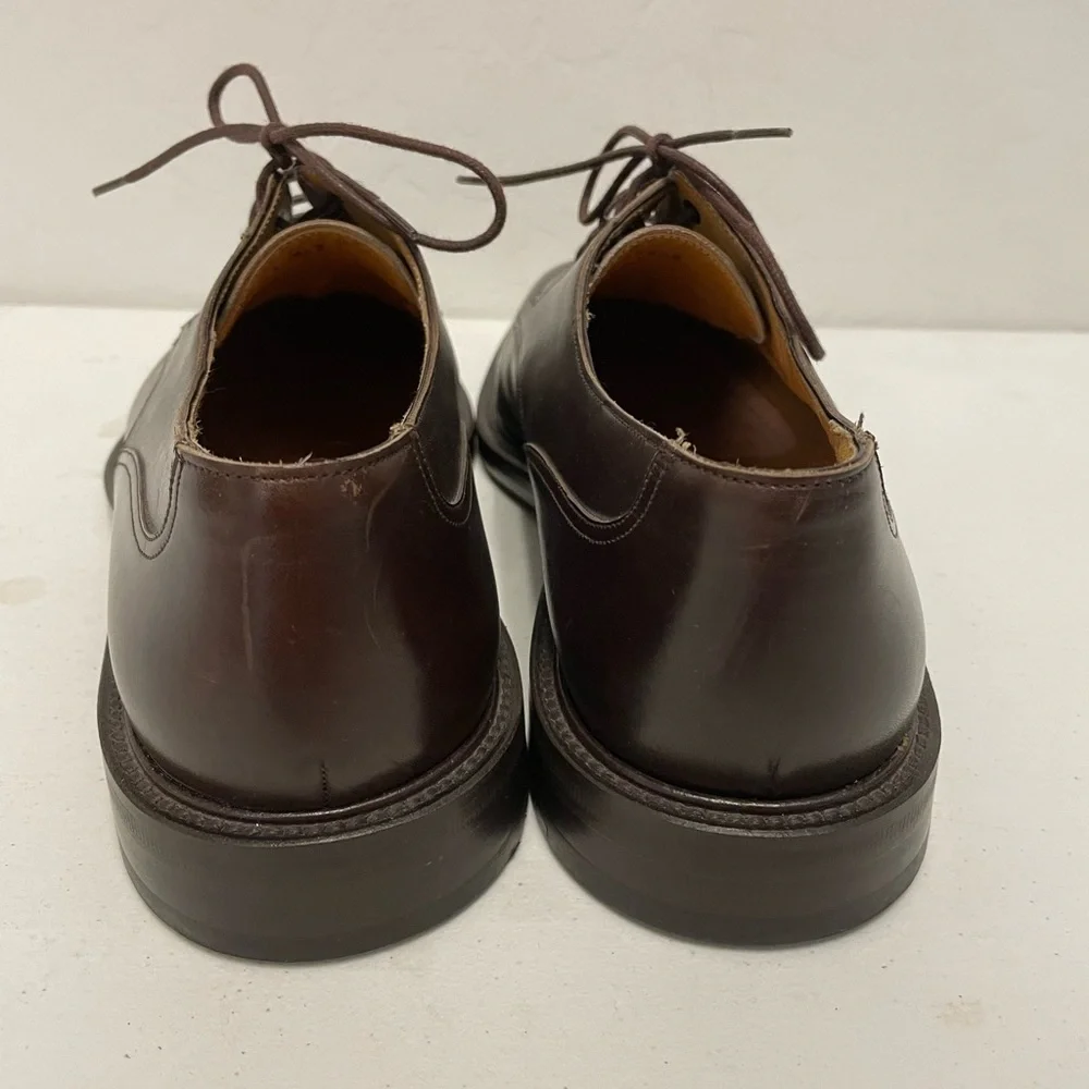 Neiman‎ Marcus Made in Spain Chunky Derby in Cordovan Brown Size 10 M